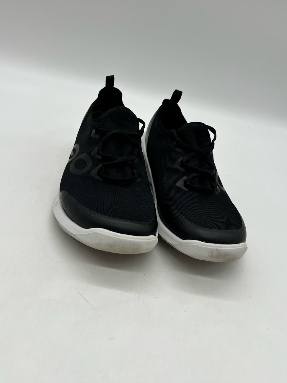 OOFOS OOmg Sport LS Low Men’s Size 11 Black Mesh Lace Up Recovery Sneakers Shoes